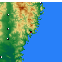 Nearby Forecast Locations - Ōfunato - Map