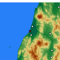 Nearby Forecast Locations - Shōnai - Map