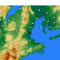 Nearby Forecast Locations - Tsu - Map