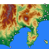 Nearby Forecast Locations - Fuji - Map