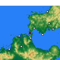 Nearby Forecast Locations - Shimonoseki - Map