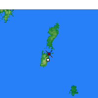 Nearby Forecast Locations - Tsushima Airport - Map