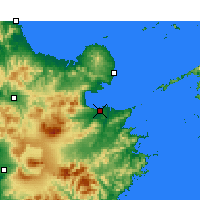 Nearby Forecast Locations - Ōita - Map