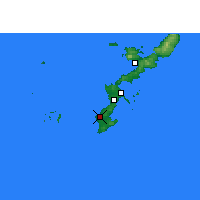 Nearby Forecast Locations - Naha - Map
