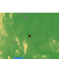 Nearby Forecast Locations - Udon Thani - Map