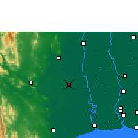Nearby Forecast Locations - Nakhon Pathom - Map