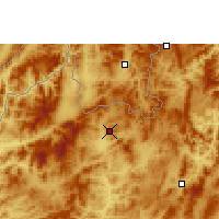 Nearby Forecast Locations - Luang Namtha - Map