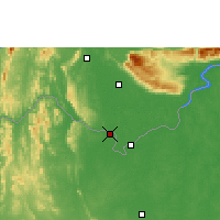Nearby Forecast Locations - Vientiane - Map
