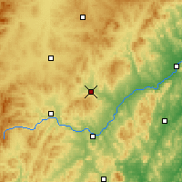 Nearby Forecast Locations - Yeboshou - Map
