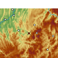 Nearby Forecast Locations - Wansheng - Map