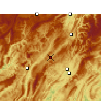 Nearby Forecast Locations - Xianfeng - Map
