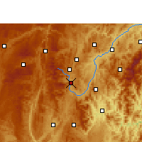 Nearby Forecast Locations - Duyun - Map