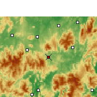 Nearby Forecast Locations - Linwu - Map
