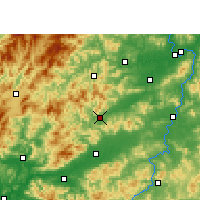 Nearby Forecast Locations - Dayu - Map