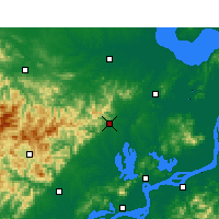 Nearby Forecast Locations - Tongcheng - Map