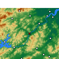 Nearby Forecast Locations - Tonglu - Map