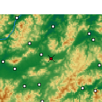 Nearby Forecast Locations - Dongyang - Map