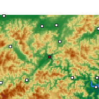 Nearby Forecast Locations - Lishui - Map