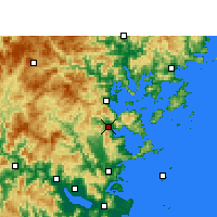 Nearby Forecast Locations - Luoyuan - Map