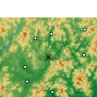 Nearby Forecast Locations - Meixian - Map