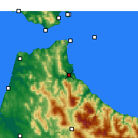 Nearby Forecast Locations - Tétouan - Map