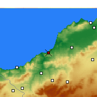 Nearby Forecast Locations - Béni Saf - Map