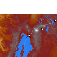 Nearby Forecast Locations - Goma - Map