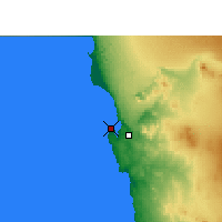 Nearby Forecast Locations - Lüderitz - Map