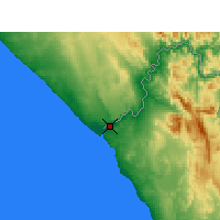 Nearby Forecast Locations - Alexander Bay - Map