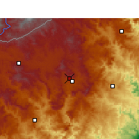 Nearby Forecast Locations - Kokstad - Map
