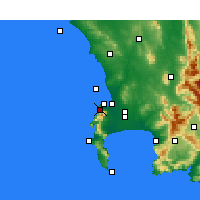 Nearby Forecast Locations - Molteno Reservior - Map