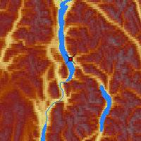 Nearby Forecast Locations - Nakusp - Map