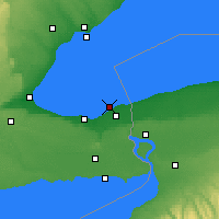 Nearby Forecast Locations - Port Weller - Map