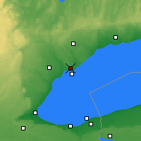 Nearby Forecast Locations - Toronto - Map