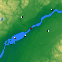 Nearby Forecast Locations - Trois-Rivières - Map