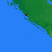 Nearby Forecast Locations - Inukjuak - Map