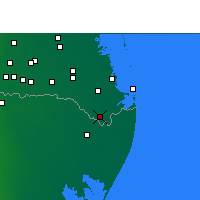 Nearby Forecast Locations - Brownsville - Map