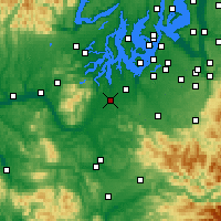 Nearby Forecast Locations - Olympia - Map
