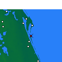 Nearby Forecast Locations - Cocoa - Map