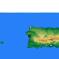 Nearby Forecast Locations - Mayagüez - Map
