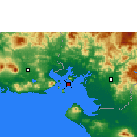 Nearby Forecast Locations - Amapala - Map