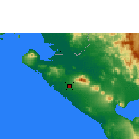 Nearby Forecast Locations - Chinandega - Map