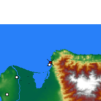 Nearby Forecast Locations - Santa Marta - Map