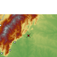 Nearby Forecast Locations - San Vicente del Caguán - Map