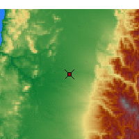 Nearby Forecast Locations - Chillán - Map
