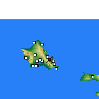 Nearby Forecast Locations - Kaneohe - Map