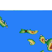Nearby Forecast Locations - Molokai - Map