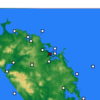 Nearby Forecast Locations - Paihia - Map