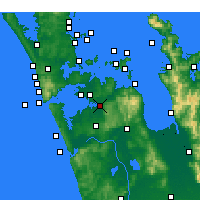 Nearby Forecast Locations - Papakura - Map