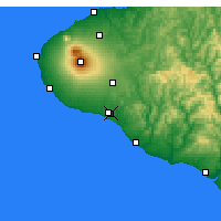 Nearby Forecast Locations - Hāwera - Map